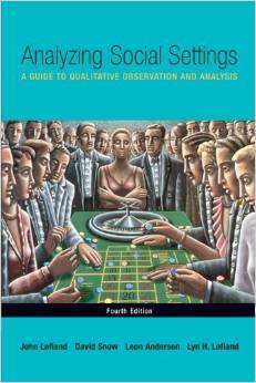 Analyzing Social Settings : A Guide to Qualitative Observation and Analysis