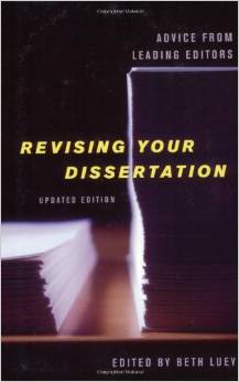 revising your dissertation book